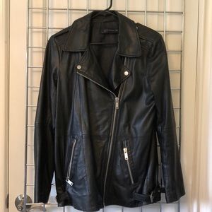 Zara leather jacket